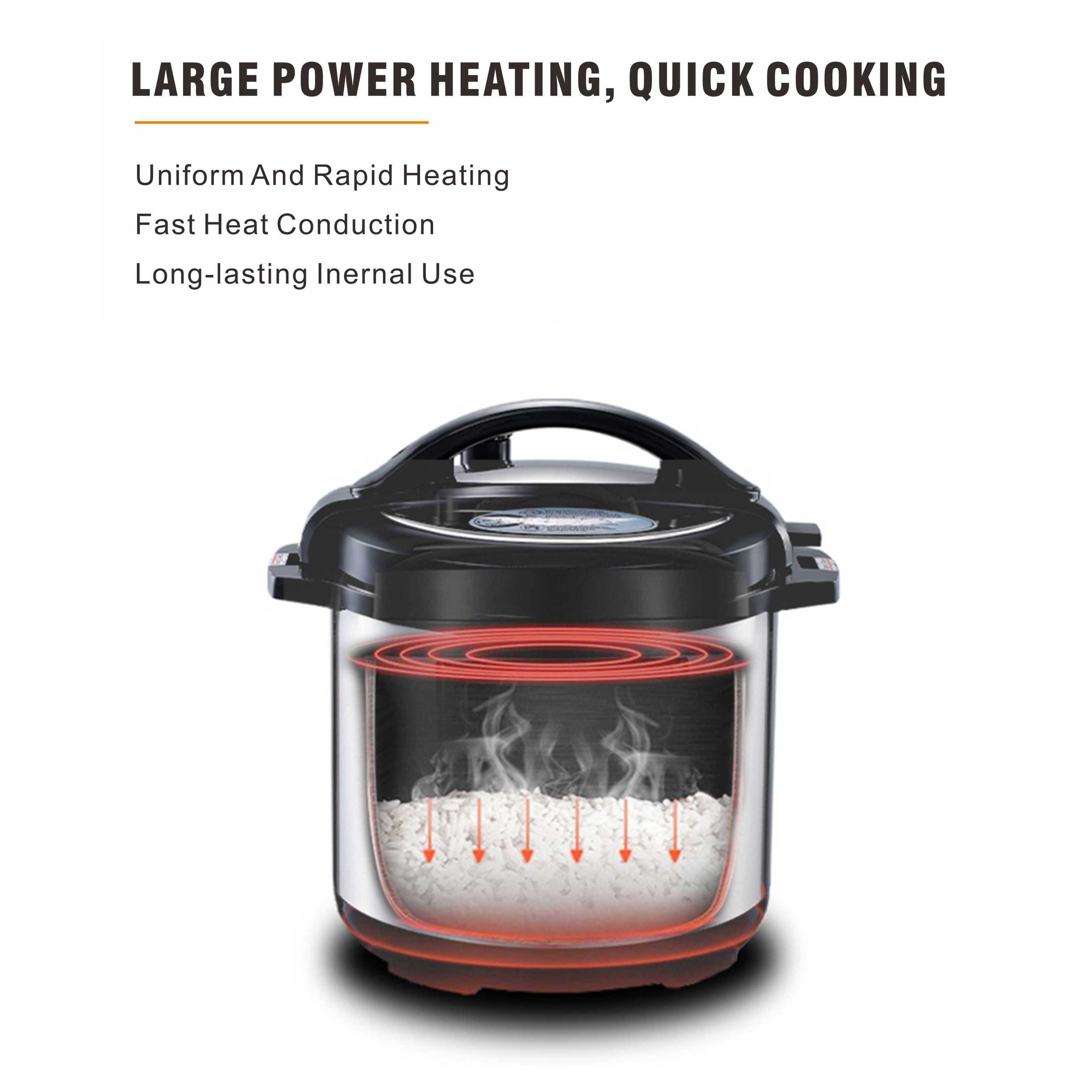 8L Non Stick Smart Digital Rice Stove Portable Microwave Electrical Stainless Steel Multifunction Electric Rice Pressure Cooker