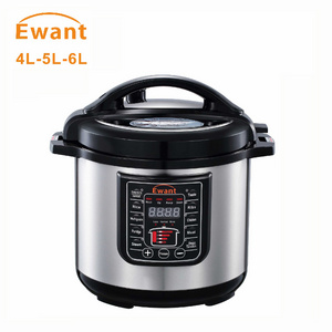 Ewant 4L 5 Litre 6L 8L Household 70Kpa 800W Pressure Cooker Multipurpose Stainless Steel Fast Pot Electric Pressure Rice Cooker