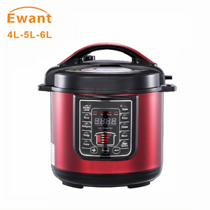 Ewant 4L 5L 6L 8L 70Kpa Household Multipurpose Stainless Steel Fast Pot Electric Light Weight Pressure Cooker