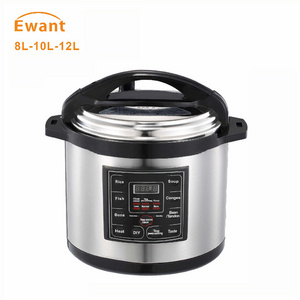 Ewant 8L Low Price 220V 1350W 70Kpa Programmable Smart Digital Stainless Steel Home Use Electric High Pressure Cooker