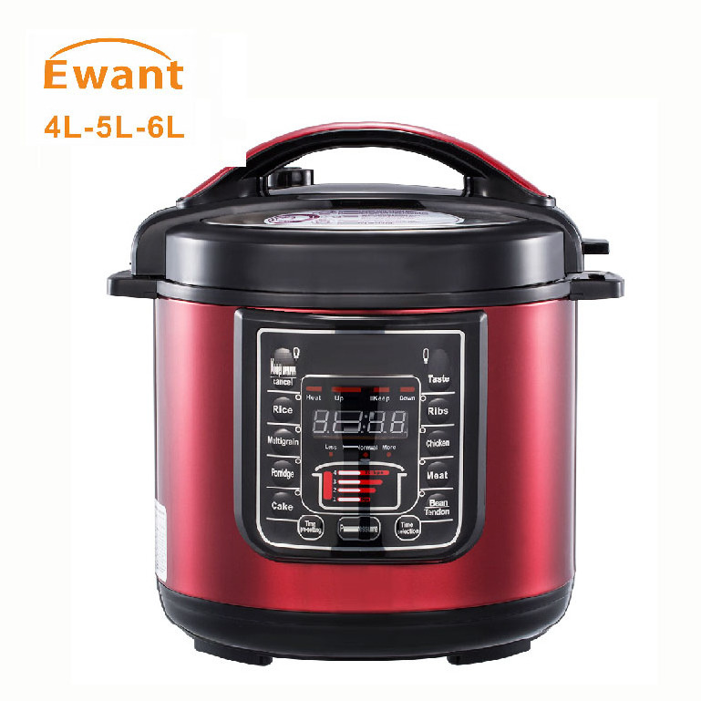 Ewant 5L 70kpa MultiFunction Smart Automatic Stainless Steel Household Micro Electronic Pressure Cooker