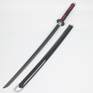 Cosplay Weapon Wooden Model Protagonist Katana Kimetsu No Yaiba Demon Slayer Anime Re-engraved samurai sword