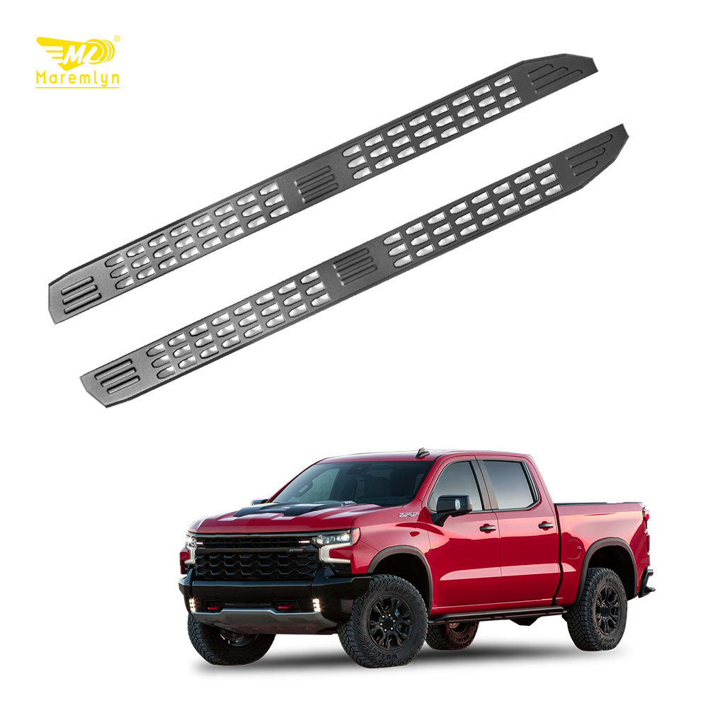 Maremlyn Iron Running Boards Side Pedal Nerf Bar Pick Up Trunk Accessories Side Step Board For Chevrolet Silverado