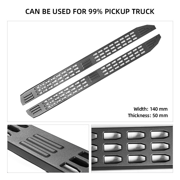 Maremlyn Pickup Truck Accessories Iron Running Boards Side Pedal Nerf Bar Side Step For Ford F150 Body Kit