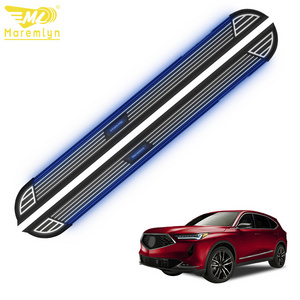 Maremlyn Exterior Accessories Body Kit Wireless Solar LED Light Universal Suv Side Step For Acura MDX