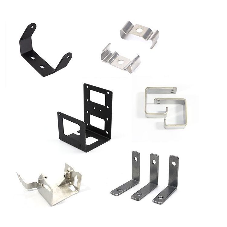 Customized Oem Odm Laser Cutting Metal Fabrication Wood Connector Hardware Metal Bracket Galvanized Steel Angle Brackets