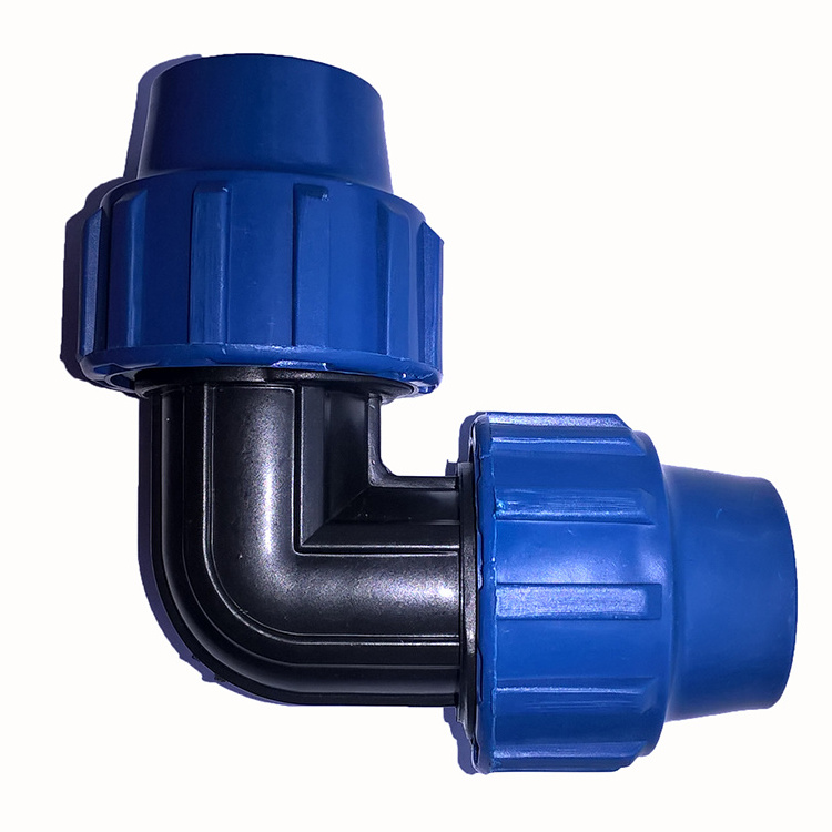 Cheap factory price blue PP plastic compression fittings for water supply made in China