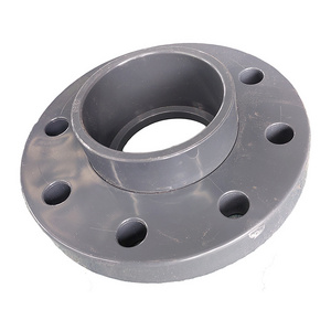 Good quality factory directly grey pvc pipe fittings flange in stock