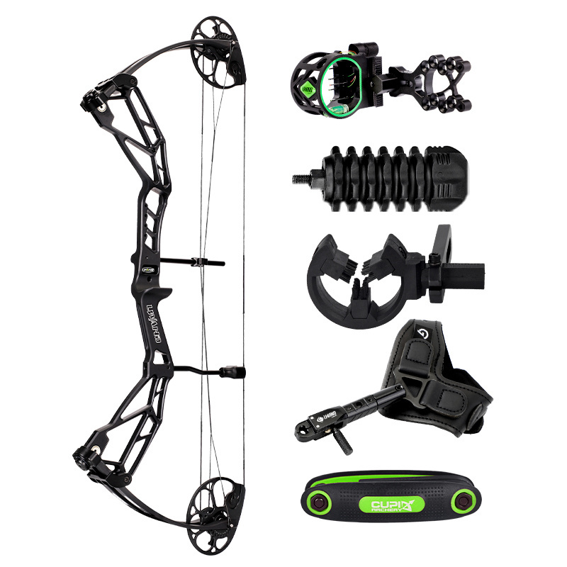 Portable Compound bow Crossbow gear Big slingshot Outdoor repeating bows and arrows Steel ball composite bow