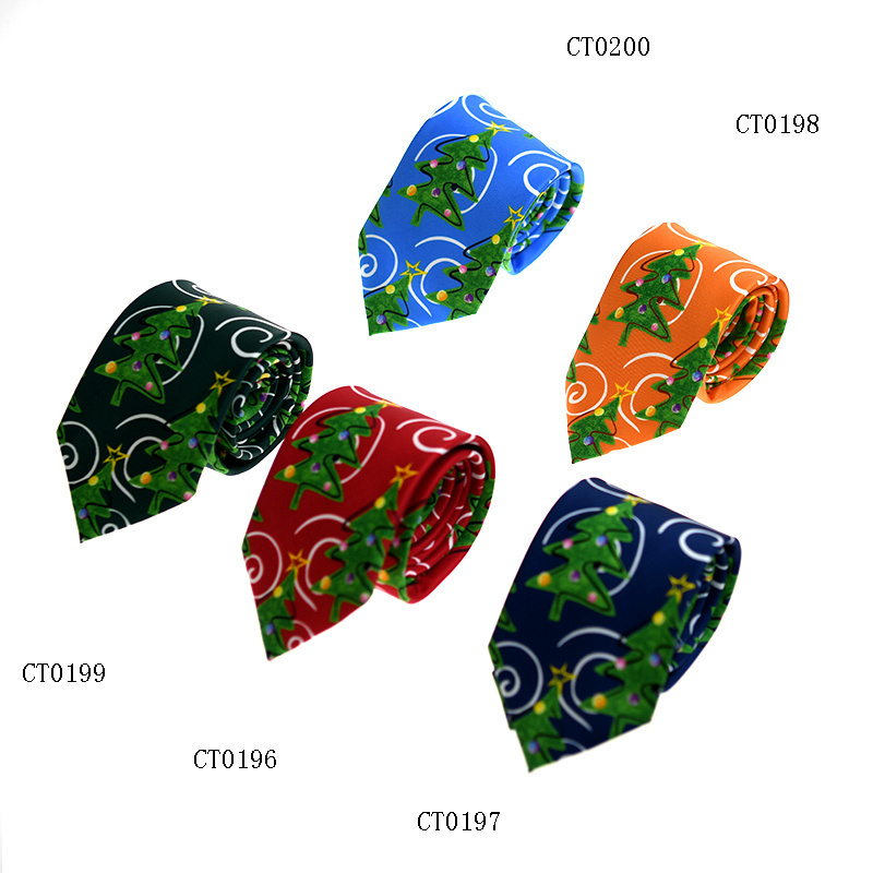 Ready to Ship  Christmas New Year  Collection    Holiday Funny  Christmas Tree Lights  Necktie