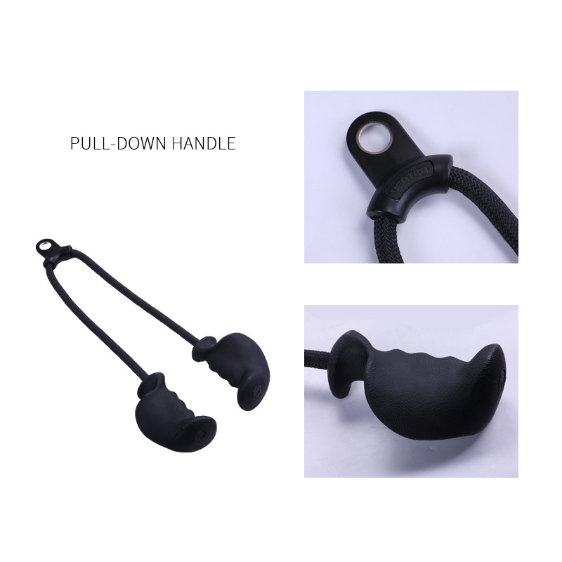 LS3018 New handle Heavy Capacity Gym Double Grips with Rope Home Exercise Weightlifting Pull Up Bar Grip