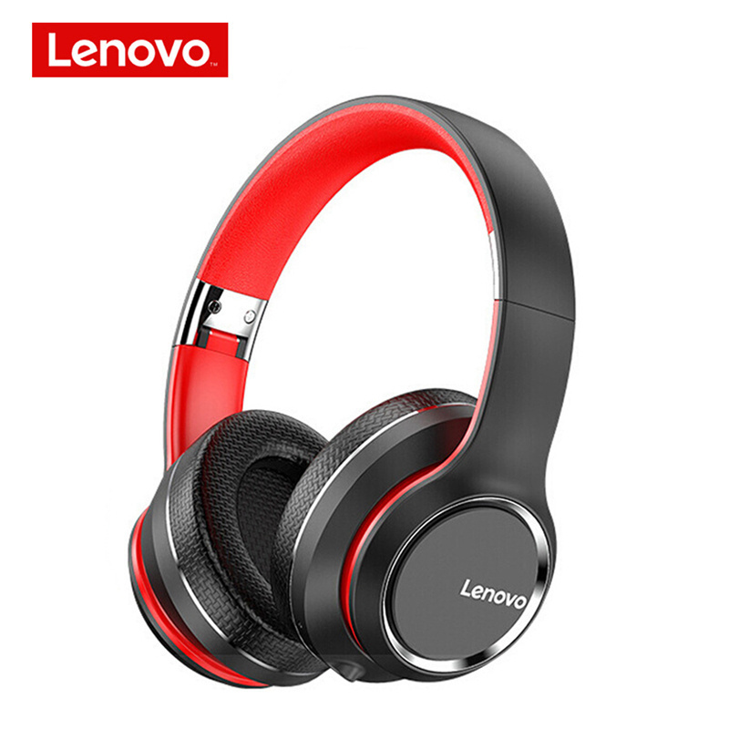 Lenovo Hd200 Wireless Headset Computer Mobile Phone Headphones Heavy Bass Sport Running Earphones 10m Wireless Earbuds