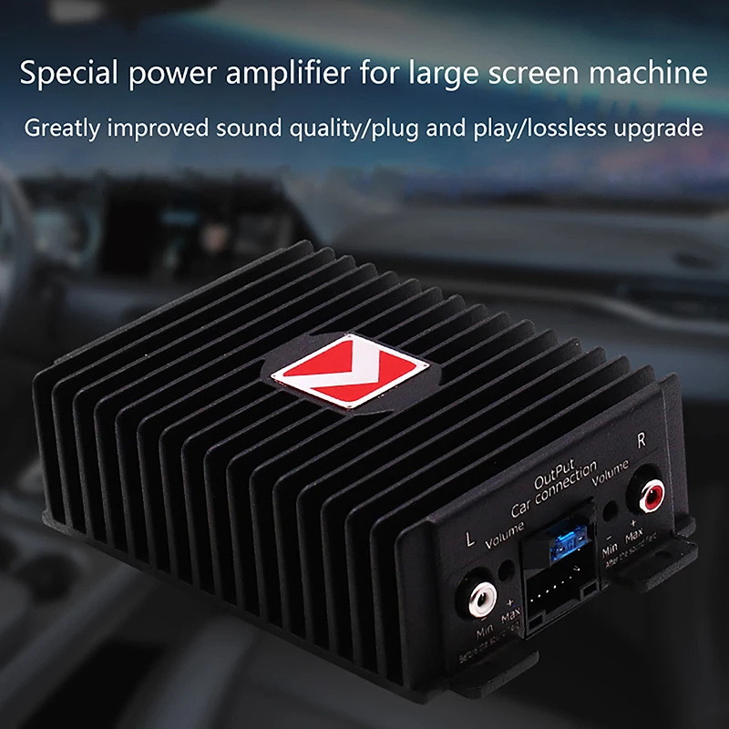 Car DSP Amplifier 80w*4 Hi-Fi Booster Audio Digital Sound Processors for Car Speaker Subwoofer Power Car Radio Stereo Amplifier