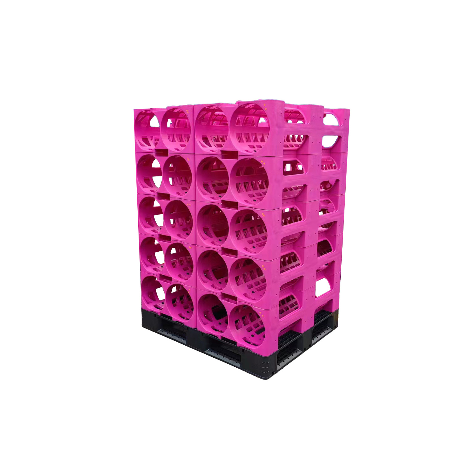 Factory 20L 19L 5 Gallon Spring Mineral Water Delivery HDPE Plastic Water Bottle Storage Rack Supplier Company