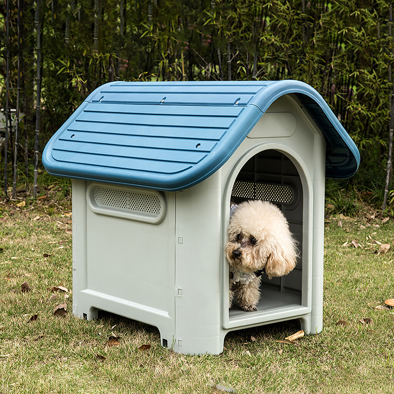 High Quality Large Indoor Outdoor Rainproof Waterproof Removable Dog Pet Cages Plastic Houses Kennel Product