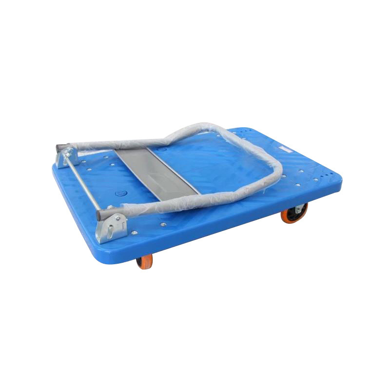 Heavy Duty Durable Warehouse Transport Plastic Trolley/Dolly With Wheels For Moving Crate