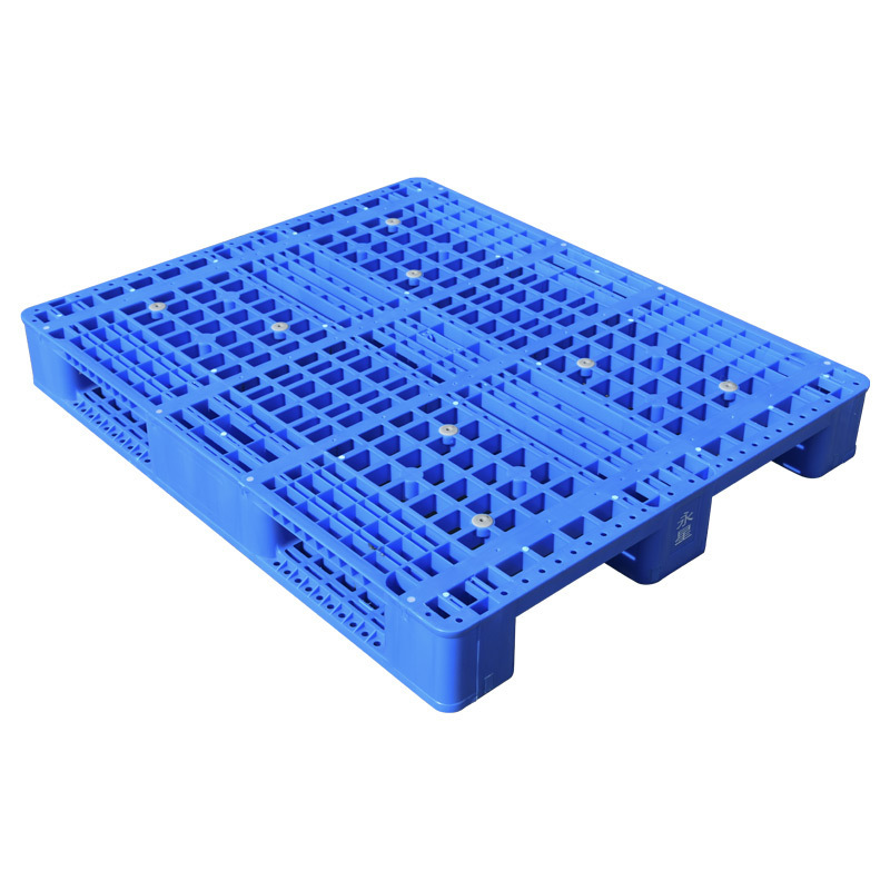 1210 1312 1414 1512 heavy duty reusable export hdpe open deck double face reverisable stackable euro plastic pallets for sale