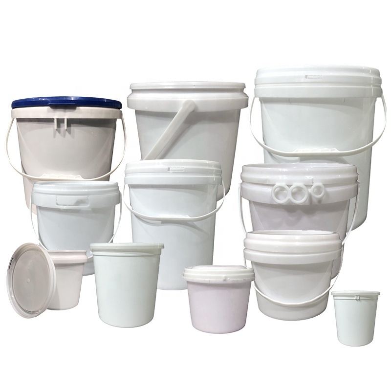 durable removable empty 20L/25L/30L plastic barrel bucket for water/chemical/food grade ingredient storage