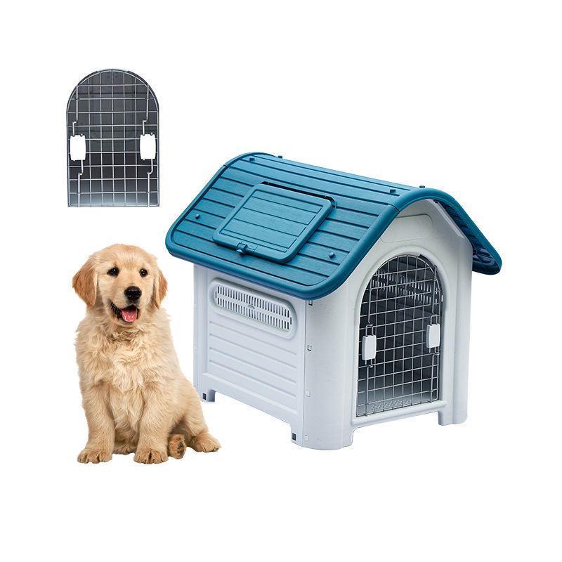 wholesale Waterproof Ventilate modern big plastic waterproof large dog house Indoor Outdoor Plastic Pet Dog House for sale