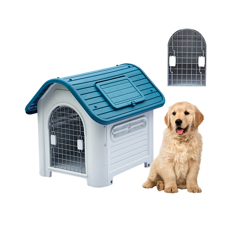 heavy duty modern luxury animal large Double door waterproof outdoor pet cage dog kennel house for dog