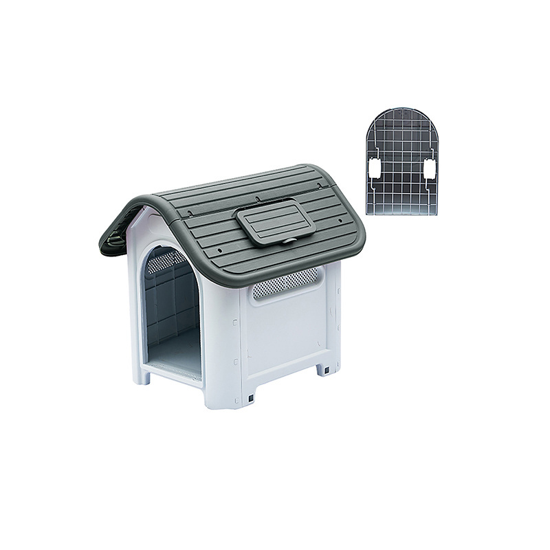 Modern Luxury Puppy Durable Xl Large Easy Assembly Waterproof Plastic Dog Kennel House Outside Outdoor Indoor