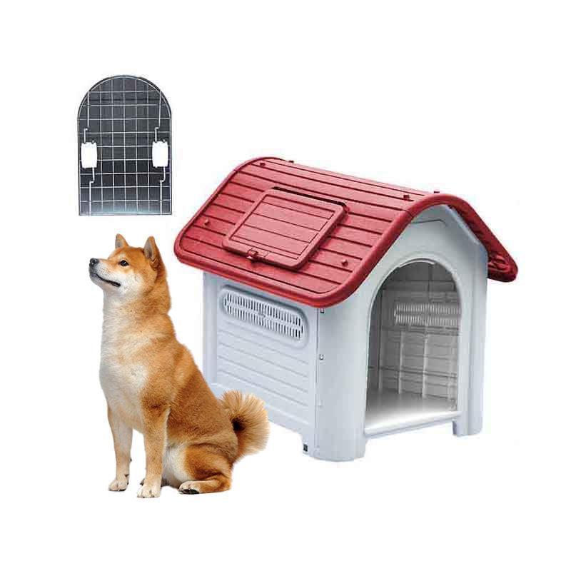 wholesale Waterproof Ventilate modern big plastic waterproof large dog house Indoor Outdoor Plastic Pet Dog House for sale