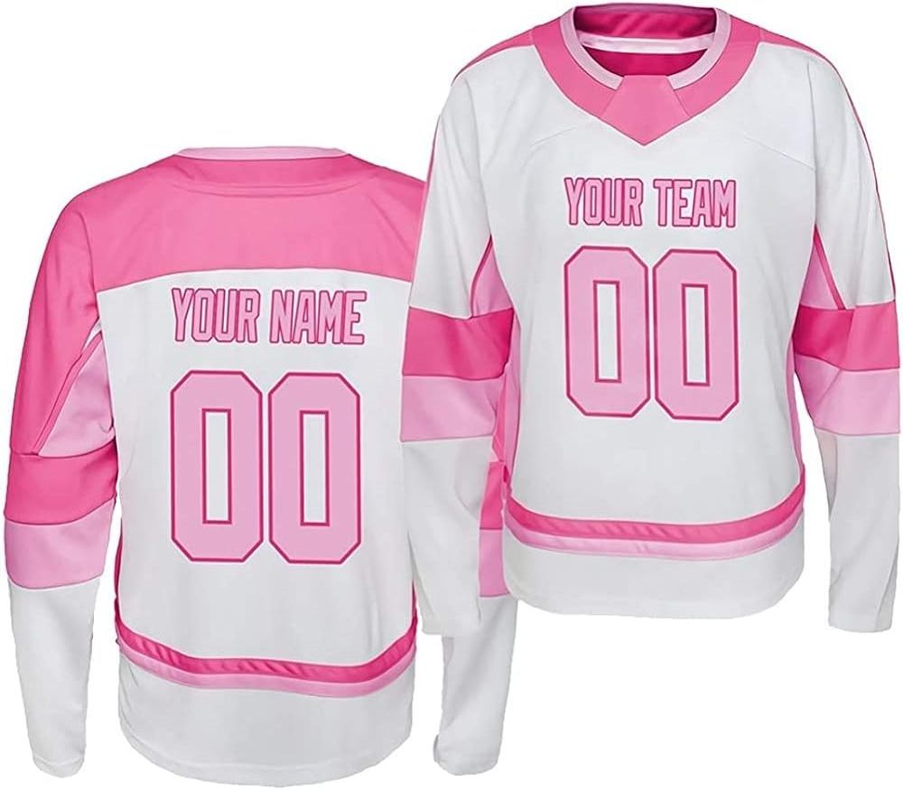 2023 OEM LOW MOQ Professional Polyester Customized Embroidery Tackle Twill Ice Hockey Jersey