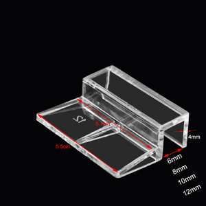 Plastic Aquarium Fish Tank Acrylic Clips Glass Cover Support Holders Accessories for Aquarium Filter Lamp Stand