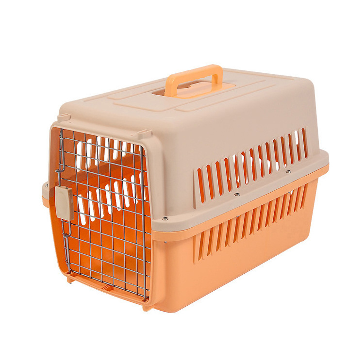 Small Animal Dog Travel Carrier Cage Pet Carrier With Wheels dog cages metal kennels