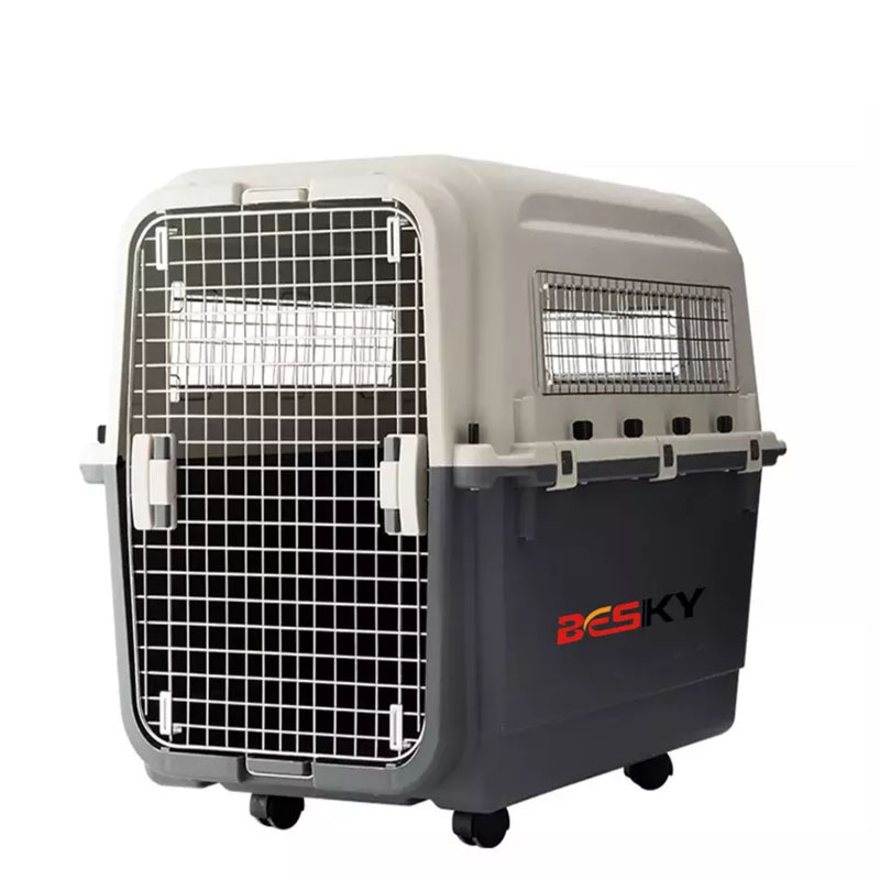 Approved High Quality Pet Crates Container Dog Travel Crate Plastic Durable Dog Cat Consignment Cages and Crates