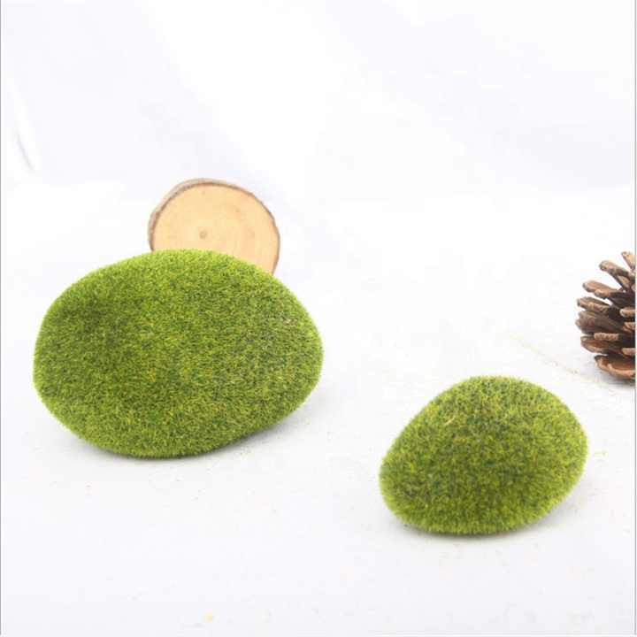 artificial moss animals garden decoration, artificial preserved moss ball