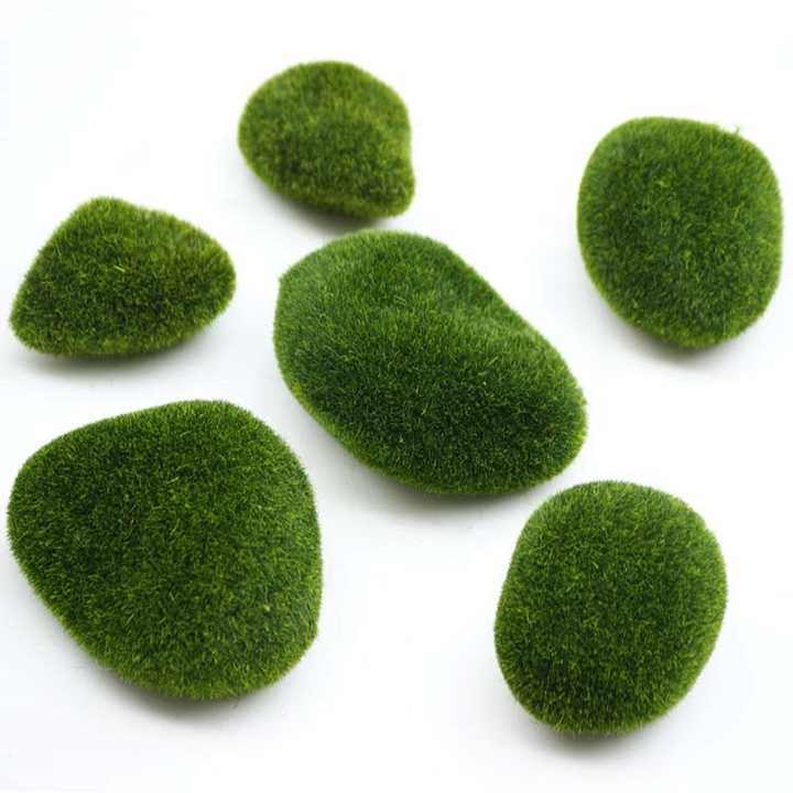 artificial moss animals garden decoration, artificial preserved moss ball