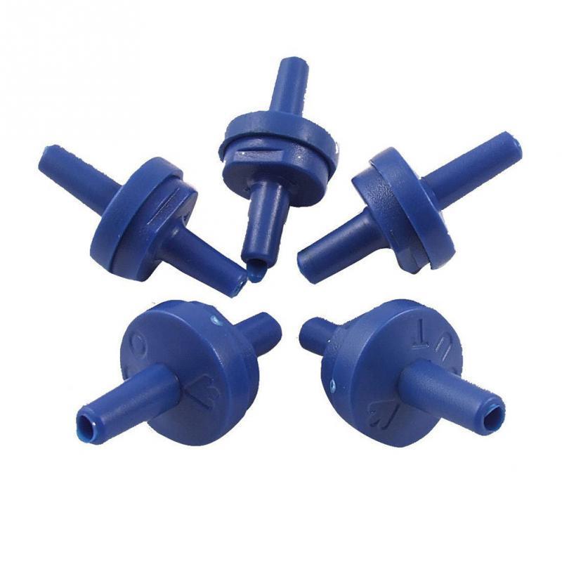 Plastic Fish Tank Air Oxygen Pump Outlet One Way Non-Return Check Valves Connector Aquarium 4*6mm Tube Hose Part