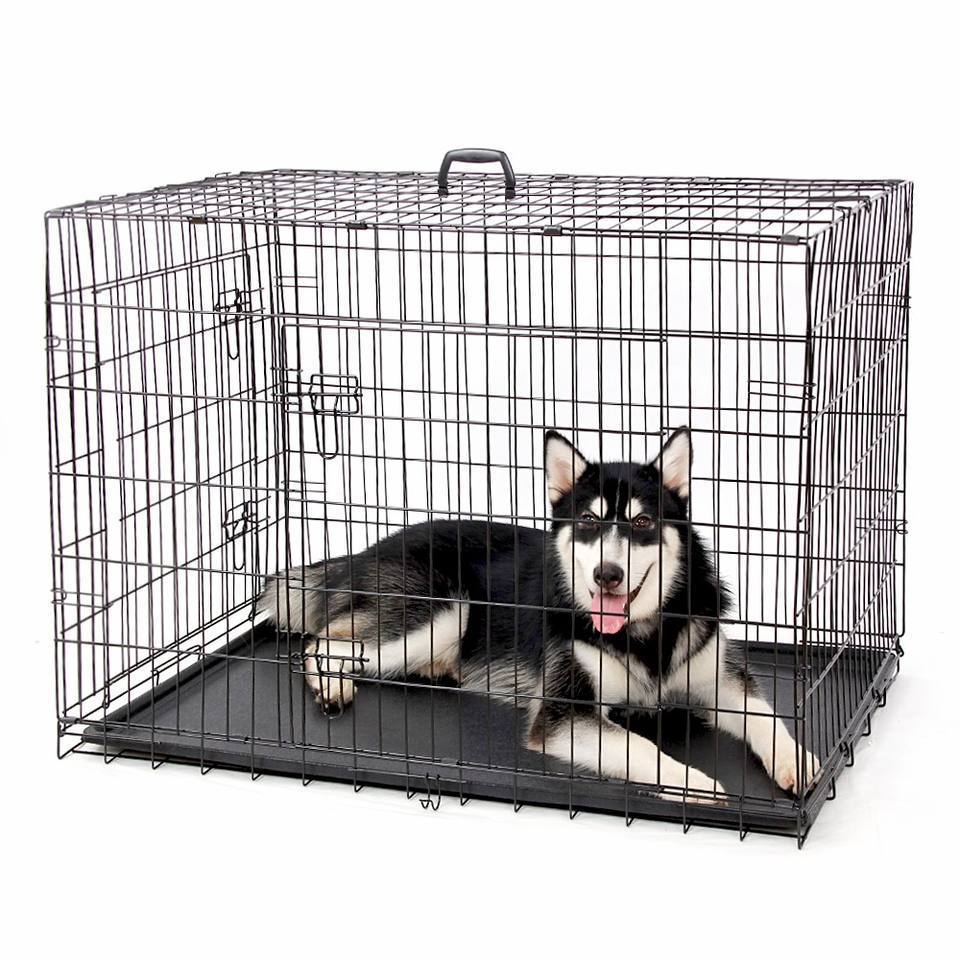 Wholesale High Quality Multiple Sizes Kennel Cheap Metal Foldable Stainless Steel Pet Dog Cage