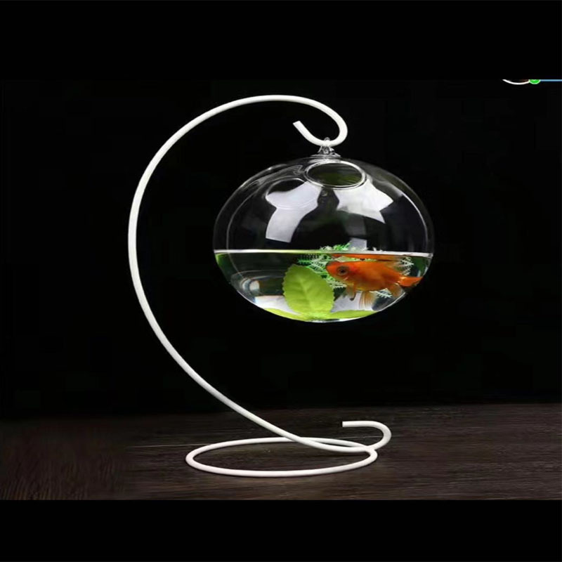 Clear Round Shape Hanging Glass Aquarium Fish Bowl