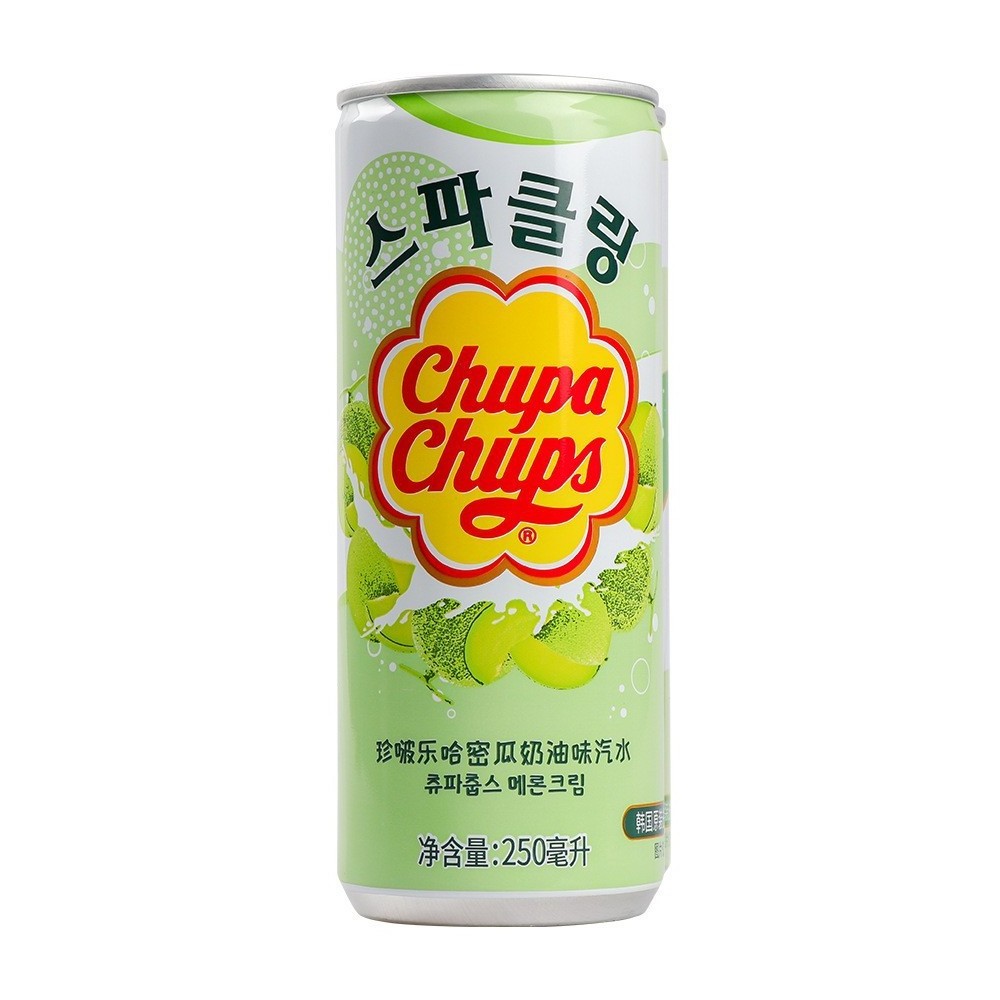 Korea Zhenbole fruity carbonated soda drink 250ml net red summer grape flavor flavored sparkling water canned wholesale