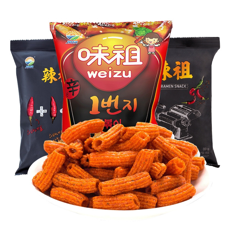 korean snacks hot chicken roll spicy Rice cake sticks Favorite Snack