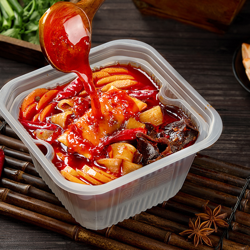 Spicy beef Self-heating hot pot instant hot pot picnic Hotpot Fish Fillet 350g Portable Hotpot