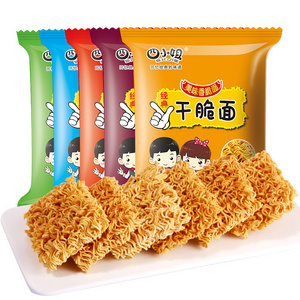 Crispy Instant Noodles Dim Sum Noodles 58g Bags of Fried Pepper Steak Flavor Noodle Snacks Hand Made with 9 Months Shelf Life