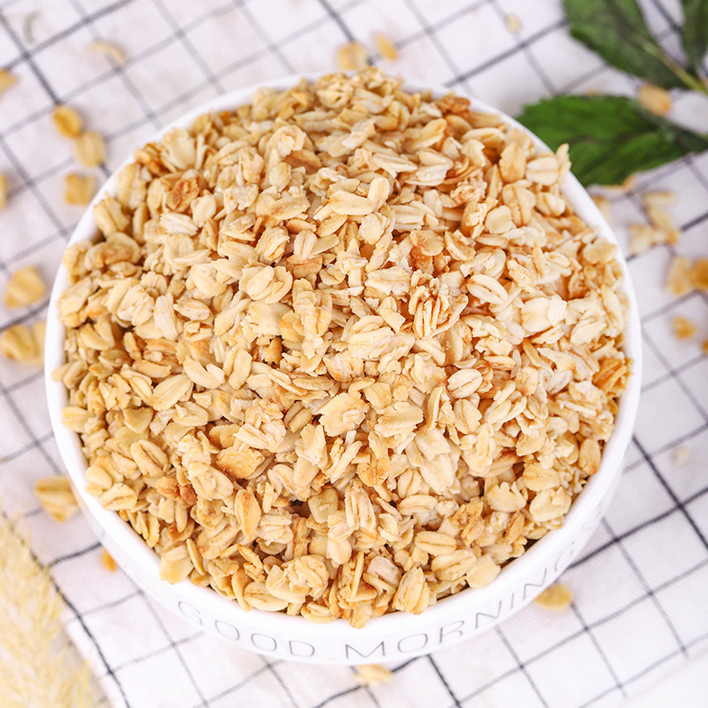 Baked oatmeal ready-to-eat dry Eat breakfast Nutritious oatmeal Bare bulk cereal wholesale