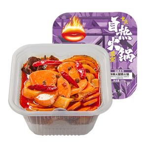 Hot Sales Laweike Self-Heating Fast Food Instant Self Heating Hot Pot 350g Ham sausage Instant Hot Pot