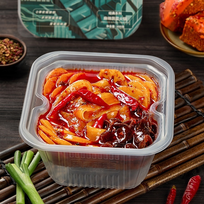 Instant Food Fast Delivery Beef Self-Heating Hotpot Spicy Meat Self Heating Hot Pot Set for Hiking 350g Self-heating Hot pot