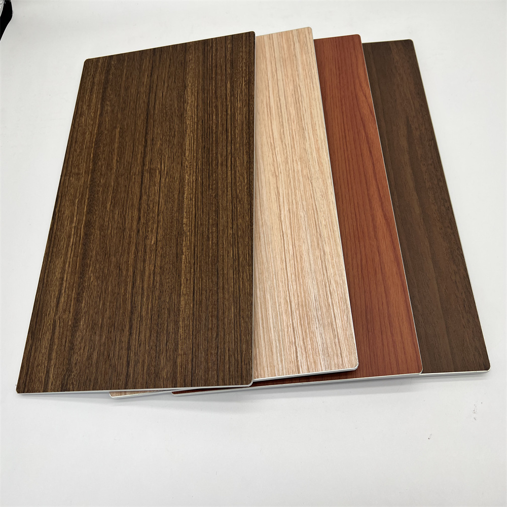 3mm/4mm ACP Aluminum exterior composite wall siding wooden grain aluminum composite panel