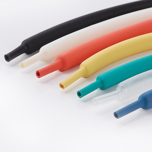 Factory Customization Insulating Sleeve Double Wall Silicone Rubber Heat Shrink Tubing Shrinkable Tube With Glue Inside