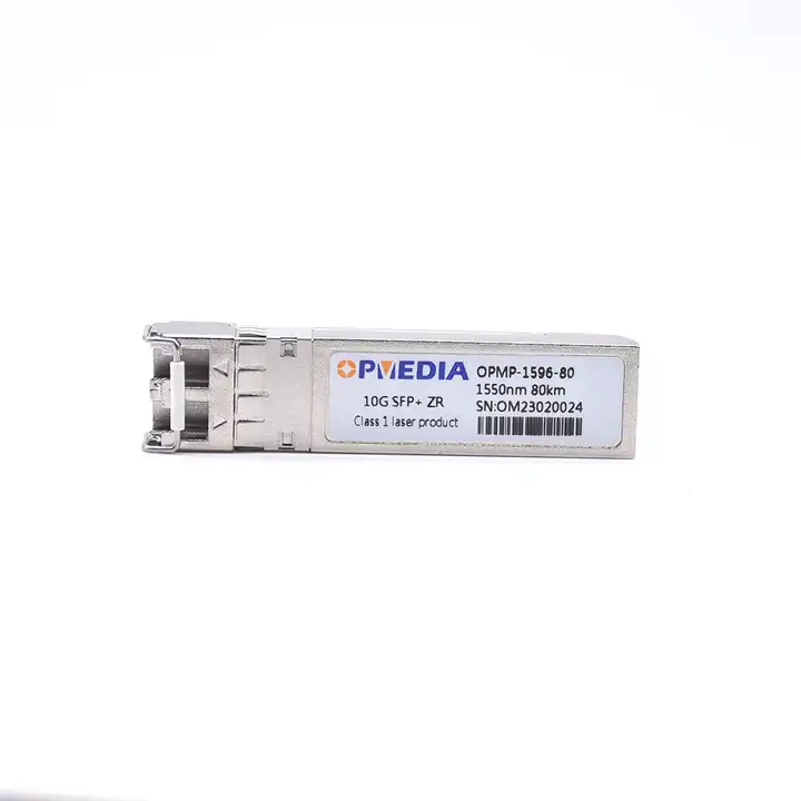 10GBASE-ZR SFP+ 1550nm 80km DOM Duplex LC SMF Optical Transceiver Module For Cisco Avago D-Link IBM