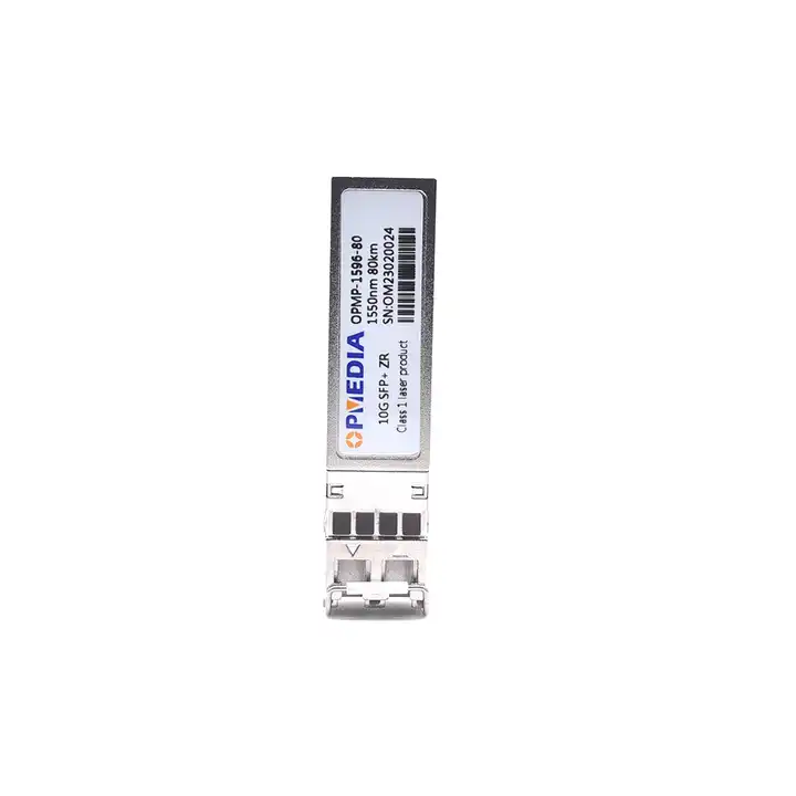 10GBASE-ZR SFP+ 1550nm 80km DOM Duplex LC SMF Optical Transceiver Module For Cisco Avago D-Link IBM