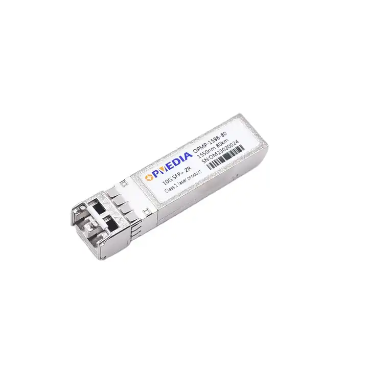 10GBASE-ZR SFP+ 1550nm 80km DOM Duplex LC SMF Optical Transceiver Module For Cisco Avago D-Link IBM