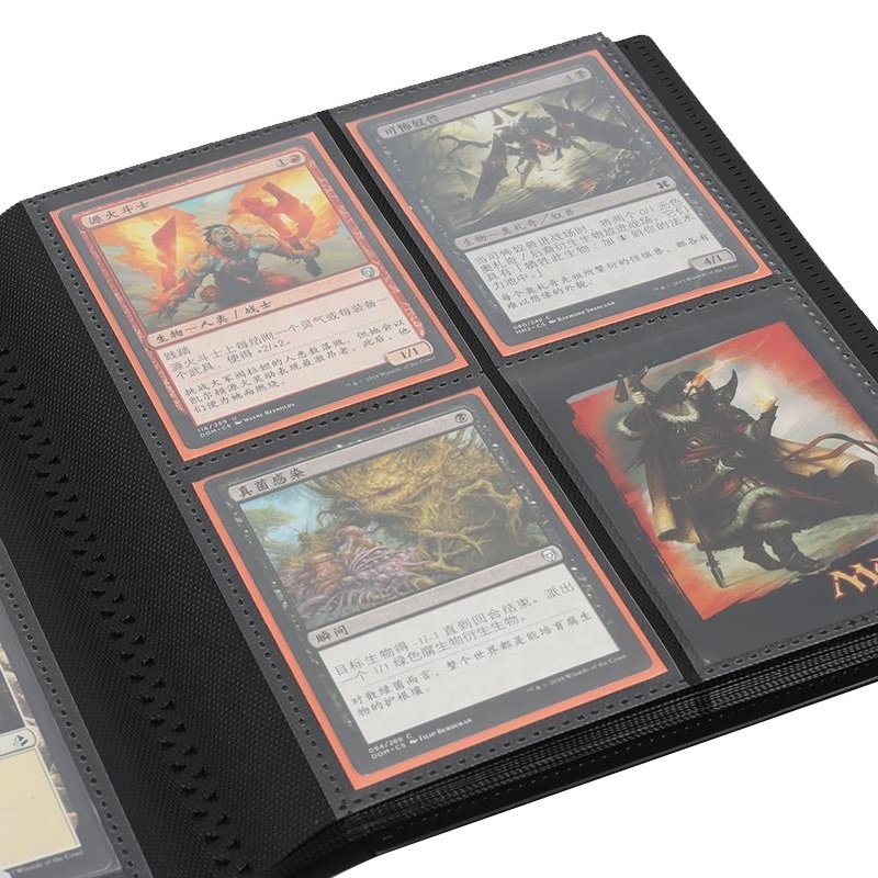 Custom 160 Pockets PP Game Card Sleeves Binder Yugioh MTG Trading Card Collectors Album For Pokmon Cards