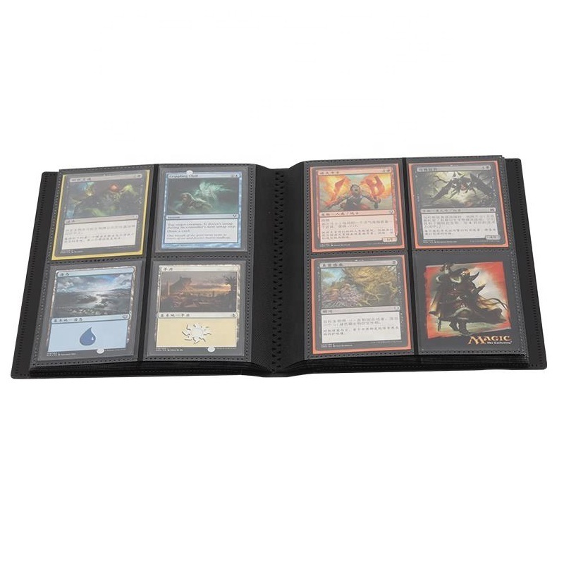 Custom 160 Pockets PP Game Card Sleeves Binder Yugioh MTG Trading Card Collectors Album For Pokmon Cards