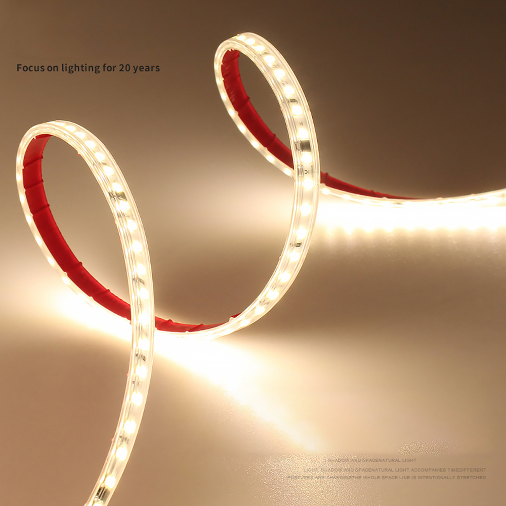 220v led strip high voltage led strip Ultra thin self-adhesive soft light with 10CM line light display cabinet decor patch